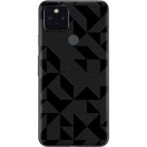 Black Geometric Google Pixel 4a 5G Skin
